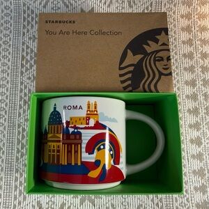 Starbucks ROMA 🇮🇹 Coffee Mug 14oz YOU ARE HERE Cup 2024 NEW in Box
